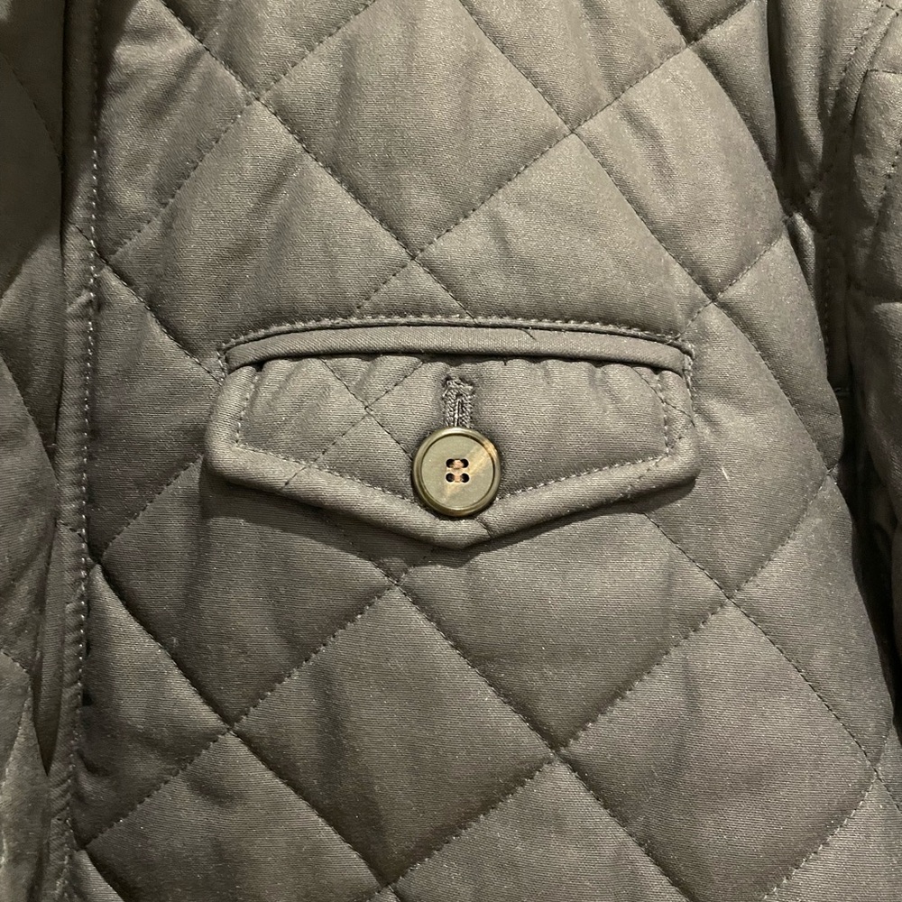 J. McLaughlin Charcoal Quilted Jacket - Picture 5 of 6